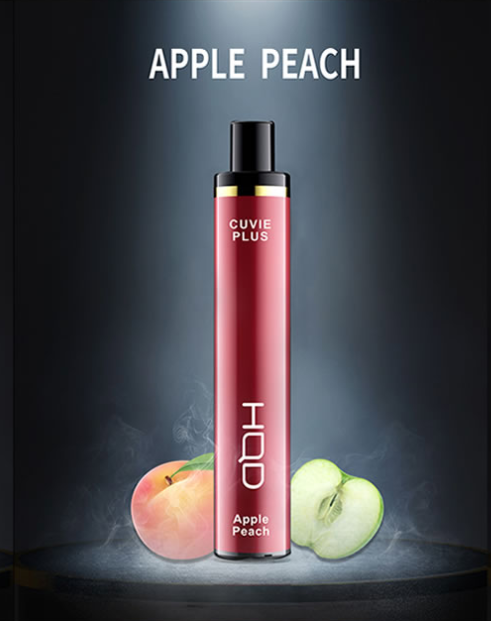 Disposable electronic cigarette HQD CUVIE PLUS Apple-Peach